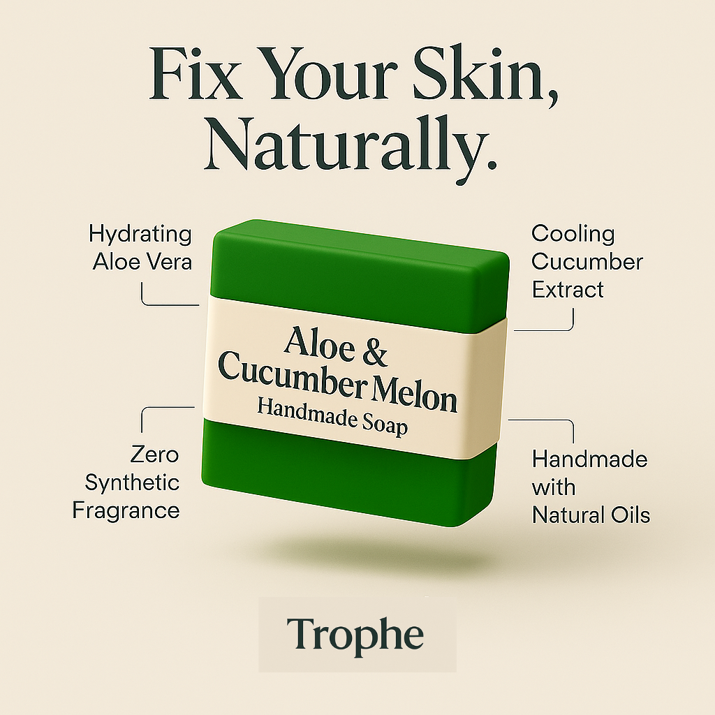 Aloe & Cucumber Melon Handmade Soap