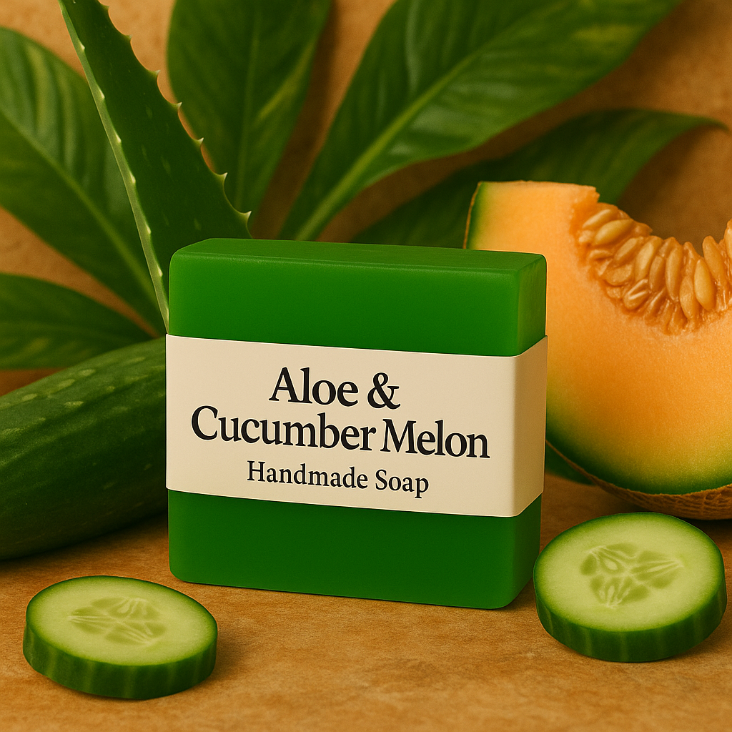 Aloe & Cucumber Melon Handmade Soap