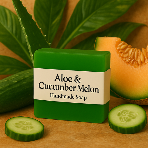 Aloe & Cucumber Melon Handmade Soap