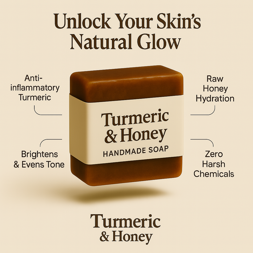 Turmeric + Honey Handmade Soap